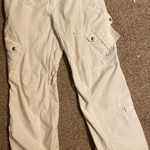 Burton Women's Medium White Snowboard Pants